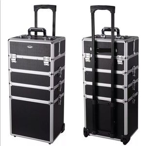 AW® 4in1 Rolling Aluminum Makeup Artist Cosmetic